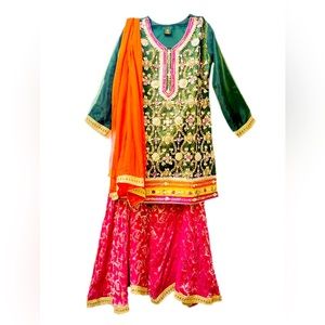 Pakistan traditional wedding and party wearing